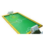 inflatable soccer field water